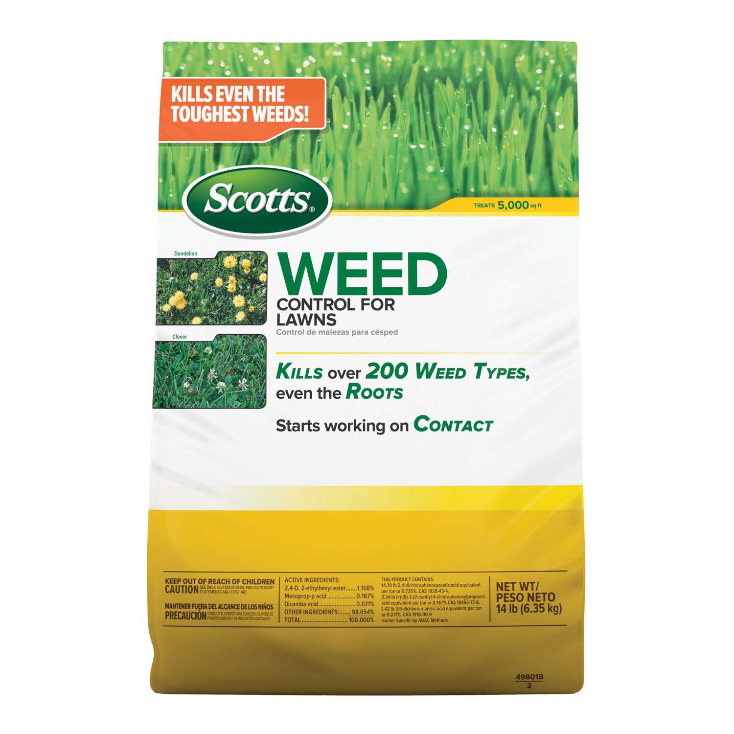 starter fertilizer with weed control