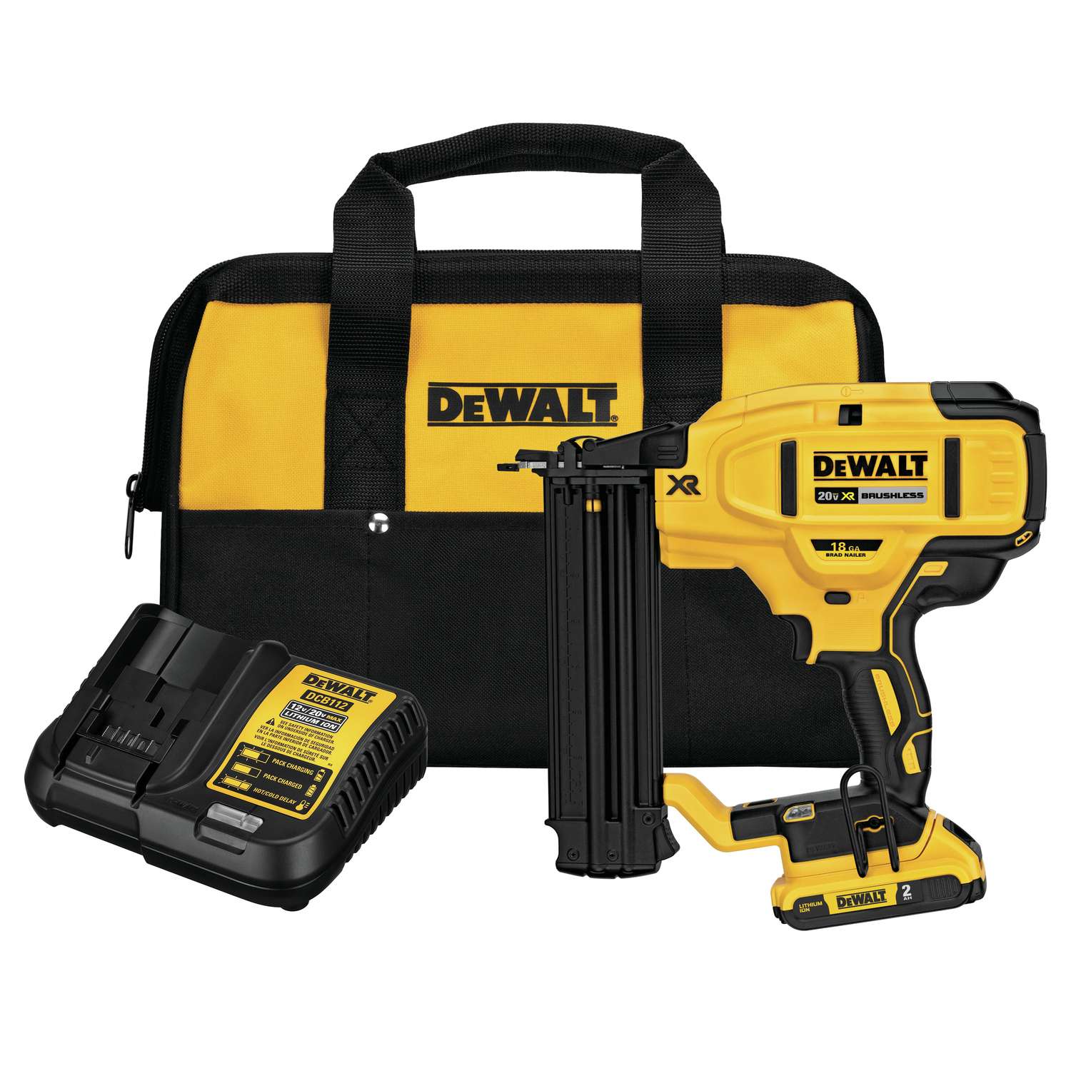 DeWalt XR 18 Ga. Cordless Brad Nailer Kit 20 V Ace Hardware