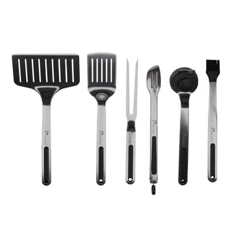 Expert Grill Soft Grip BBQ Stainless Steel Grill Tool Set - 10 ct