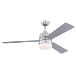Westinghouse Brinley 52 in. Brushed Nickel Silver LED Indoor Ceiling Fan