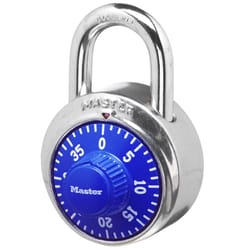 Master Lock 2 in. H X 1-7/8 in. W Steel Anti-Shim Technology Combination Padlock