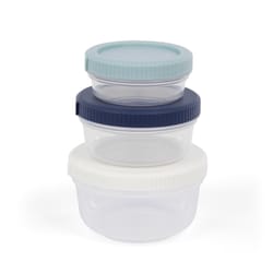 Progressive SnapLock Clear Snack Container 3 pk