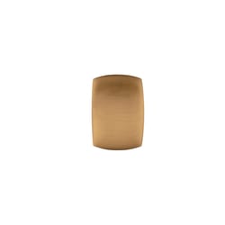 Richelieu Modern Square Cabinet Knob 29/32 in. Aurum Brushed Gold 1 pk