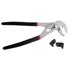 Superior Tool Pipe Wrench Plier Black/Red 3 pc