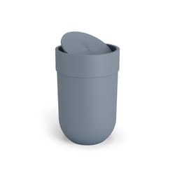 Umbra 1.6 gal Blue Polypropylene Trash Can