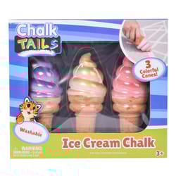 Chalk Tails Ice Cream Chalk Assorted 3 pc