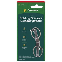 Coghlan's Silver Folding Scissors 5-3/16 in. H X 2-7/16 in. W X 0.375 in. L 1 pk