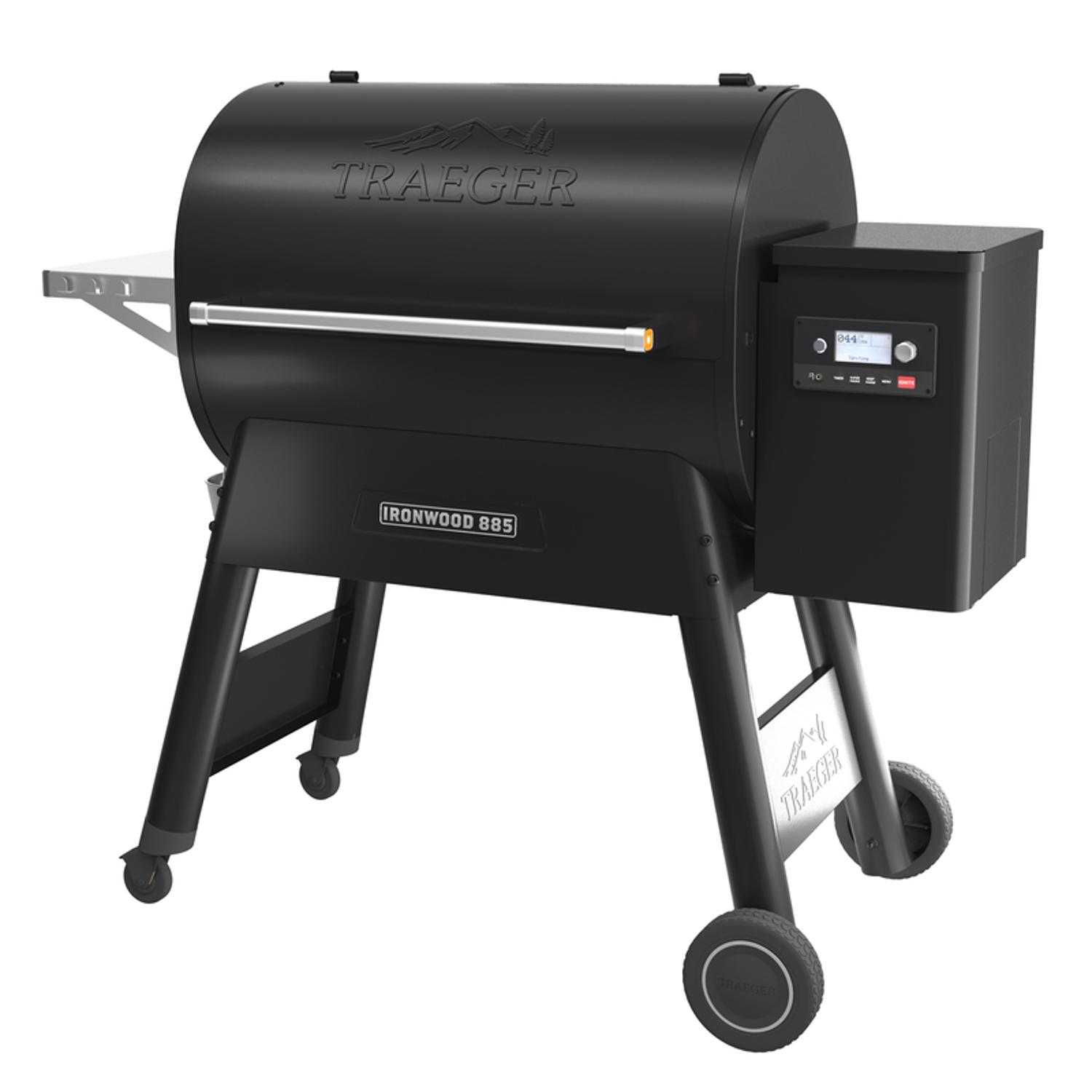 Moss Grills Ranch Style Barbecue Grill / Smoker, Rotisserie, Flat