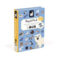 Janod Polar Animals Magnetic Book  1 pc
