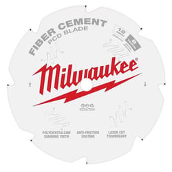 Milwaukee 12 in. D X 1 in. PCD Fiber Cement Blade 8 teeth 1 pk