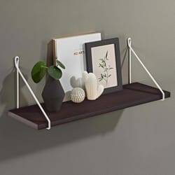 Dolle Lite .75 in. H X 31.5 in. W X 11.8 in. D Espresso Wood Shelf Board