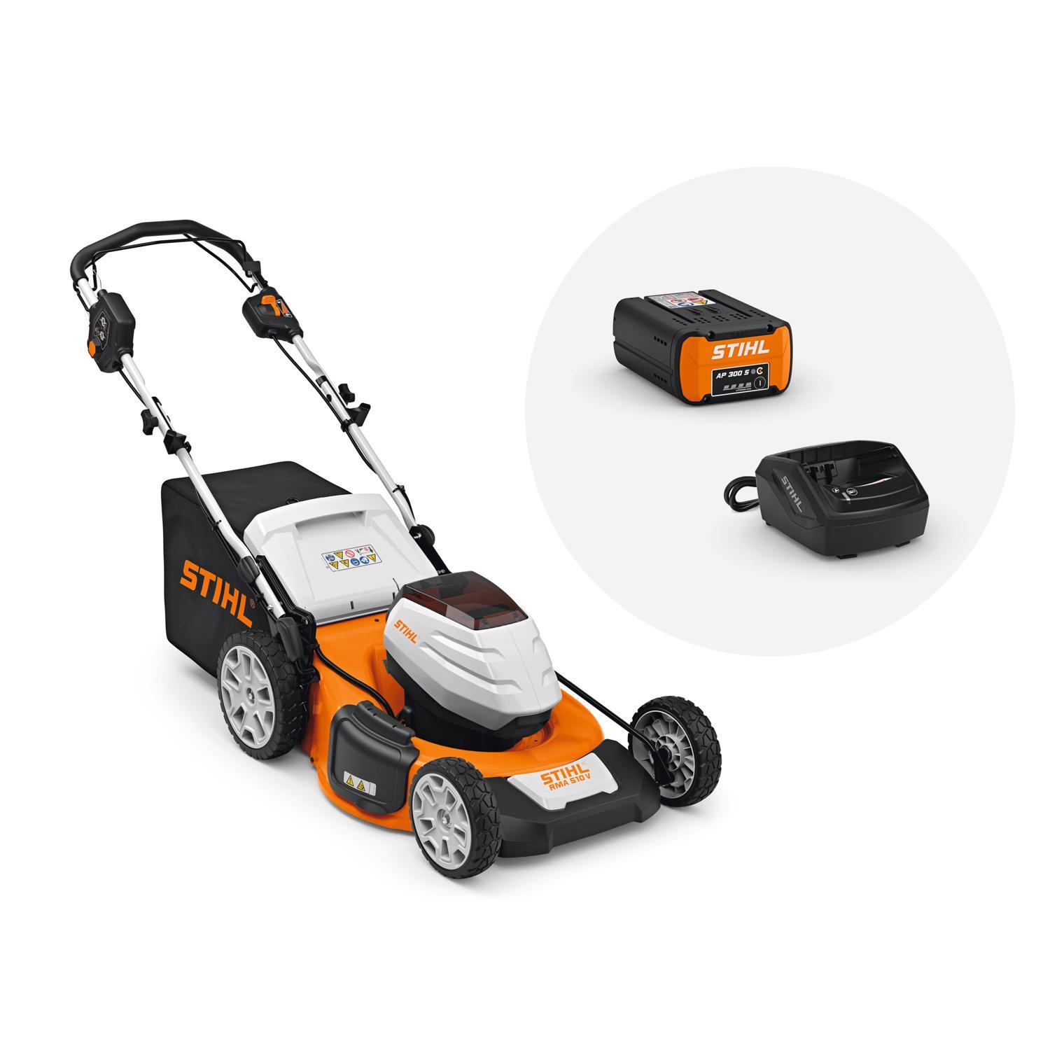 STIHL RMA 510 V 21 in. 36 V Battery Self-Propelled Lawn Mower Tool Only