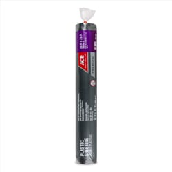 Ace Plastic Sheeting 6 mil X 20 ft. W X 25 ft. L Polyethylene Black