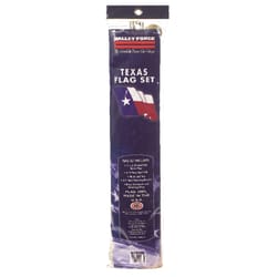 Valley Forge Texas Flag Kit 36 in. H X 60 in. W