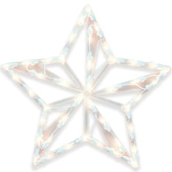 IG Design White Star Silhouette Indoor Christmas Decor