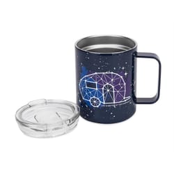 Camco Life is Better at the Campstie 14 oz Blue Stainless Steel Mug