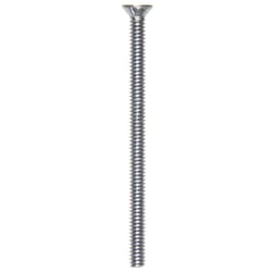 HILLMAN No. 10-24 X 3 in. L Phillips Flat Head Zinc-Plated Steel Machine Screws 100 pk