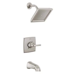 Delta Geist 1-Handle Brushed Nickel Tub and Shower Faucet