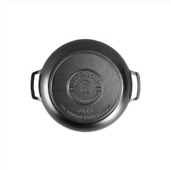 Lodge Blacklock Cast Iron Braiser With Lid 4 qt Black
