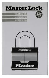 Master Lock 1-5/16 in. H X 1-9/16 in. W Steel 4-Pin Cylinder Exterior Padlock