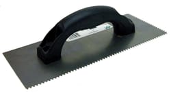 Marshalltown QLT 4 in. W X 9 in. L Steel V Notched Trowel