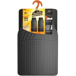 Armor All Black Rubber Auto Floor Mats 4 pk
