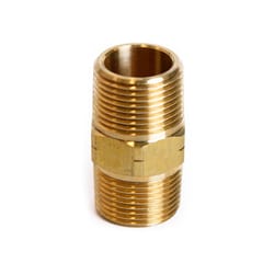 ATC 3/4 in. MPT X 3/4 in. D MPT Brass Hex Nipple