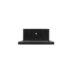 Nuvo Iron Black Plastic Post Anchor 4 in. L