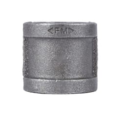 STZ Industries 4 in. FIP each X 4 in. D FIP each Black Malleable Iron Coupling