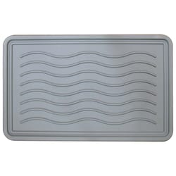WJ Dennis 27 in. W X 17 in. L Gray Polyethylene Terephthalate Boot Tray
