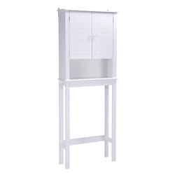 A&E Bath and Shower Axil 63 in. H X 9 in. W X 24 in. D White Bath Storage Cabinet