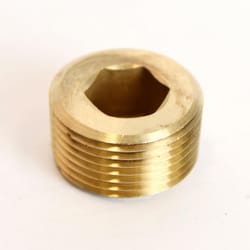 ATC 3/4 in. MPT Brass Counter Sunk Plug