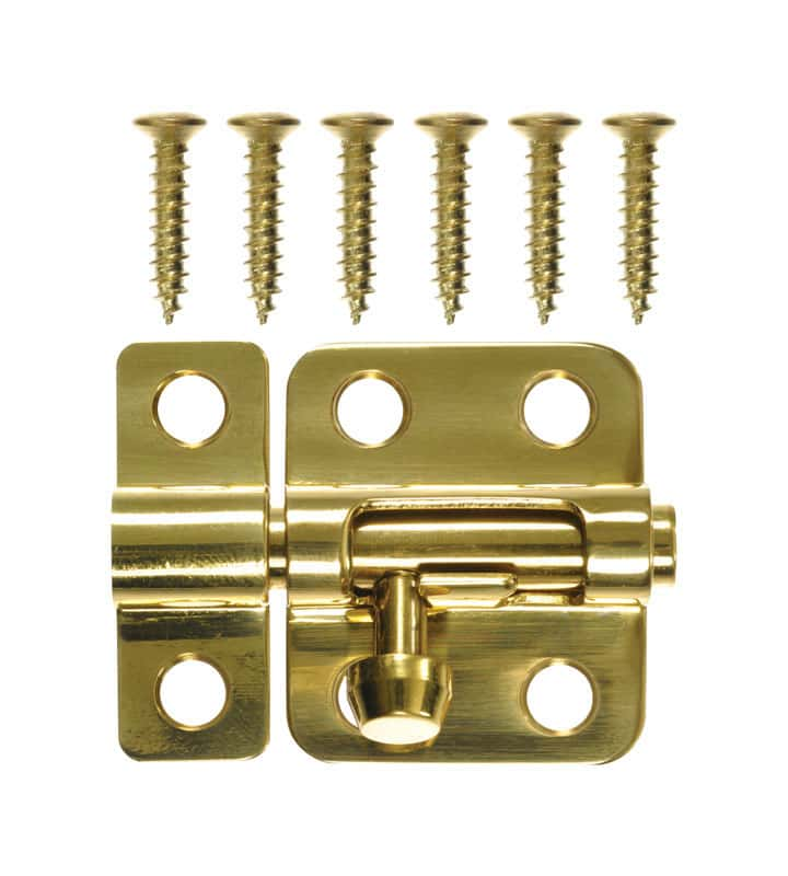 Ace Bright Brass Brass Barrel Bolt Ace Hardware 9672