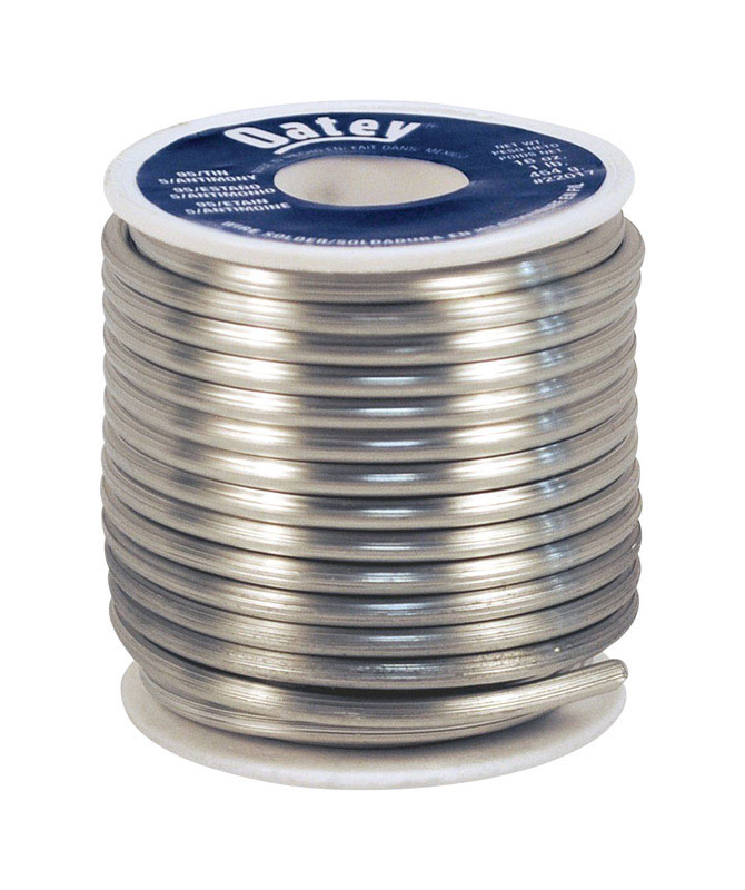UPC 038753220185 product image for Oatey Lead-Free 1 lb. x 0.117 in. Dia. Plumbing Wire Solder Tin/Antimony 95/5 | upcitemdb.com