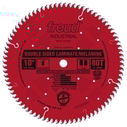 Freud 10 in. D X 5/8 in. Double Sided Laminates TiCo Hi-Density Carbide Saw Blade 80 teeth 1 pk