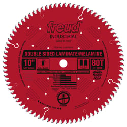 Freud 10 in. D X 5/8 in. Double Sided Laminates TiCo Hi-Density Carbide Saw Blade 80 teeth 1 pk