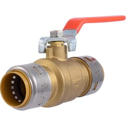 SharkBite 1 in. Brass Push Fit Ball Valve Lever For Potable Water