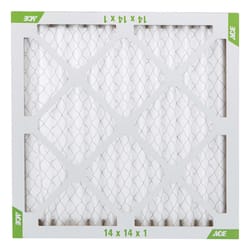 Ace 14 in. W X 14 in. H X 1 in. D Synthetic 8 MERV Pleated Air Filter 1 pk