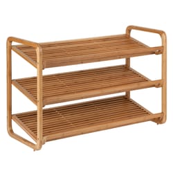 Mild Steel 4 Shelves Shoes and Handbags Rack, Shoe Rack Capacity: 20