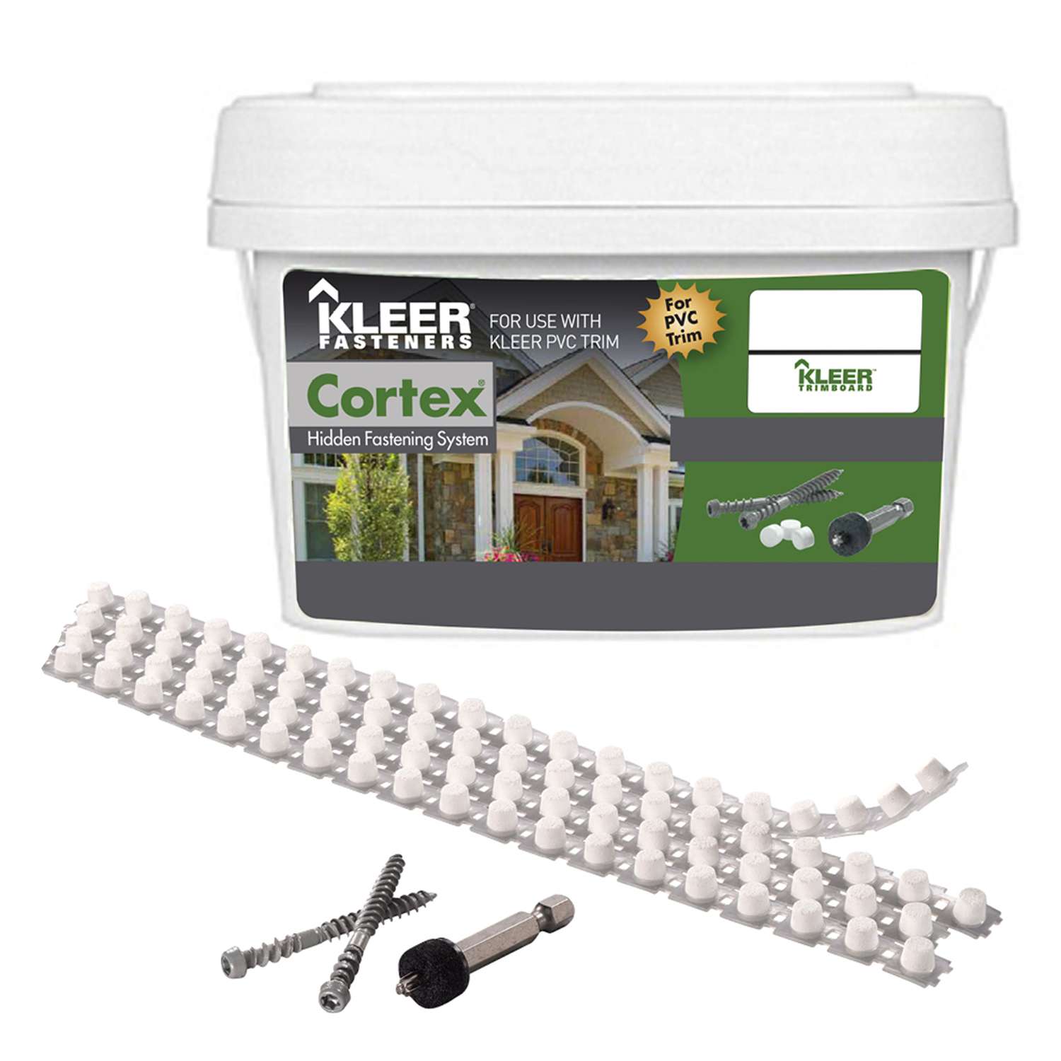 Kleer Cortex No. 7 X 2.75 in. L Hex Drive Hex Head Trim Screws with