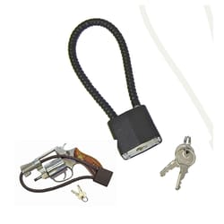 Personal Security Products Black Stainless Steel Gun Cable Lock