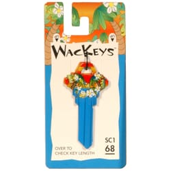 HILLMAN Wackeys Hawaiian House/Office Key Blank 68 SC1 Single For Schlage