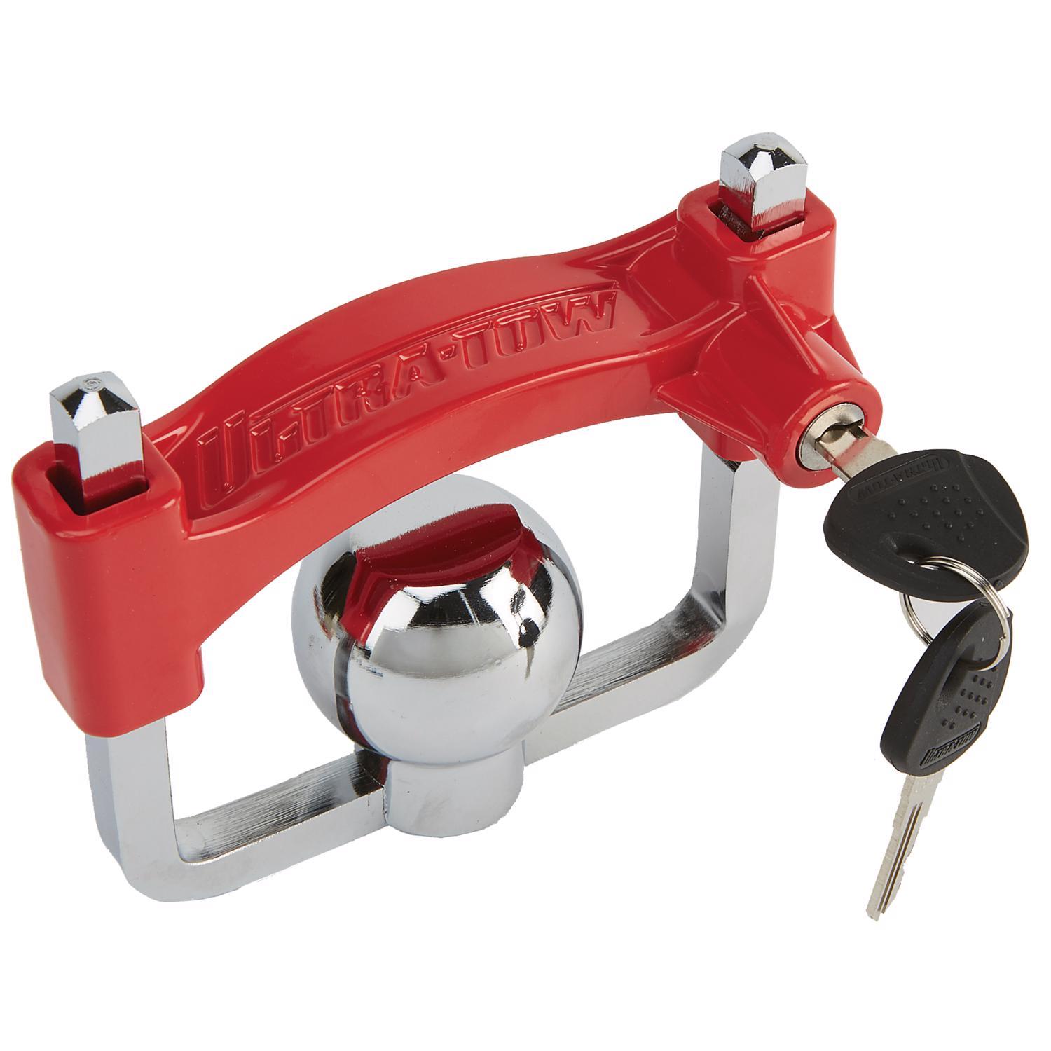 Heavy Duty Trailer Coupler Lock - Fits 2-5/16", 2", 1-7/8" Couplers, High Security Anti-Theft RV Trailer Lock With Key & Dust Cover - View #5
