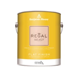 Benjamin Moore Regal Flat Navajo White Paint Interior 1 gal