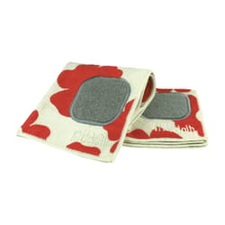 Mu Kitchen Mu Cloth Red Microfiber Poppies Dish Cloth 1 pk