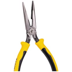 Klein Tools Journeyman 6.75 in. Plastic/Steel Long Nose Side Cutting Pliers