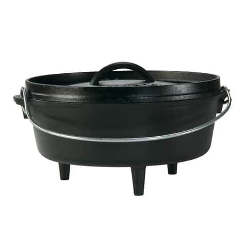 Lodge Cast Iron Dutch Oven 10 in. 5 qt Black - Ace Hardware