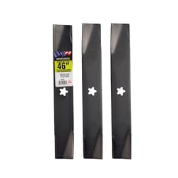 MaxPower 46 in. Standard Mower Blade Set For Riding Mowers 3 pk