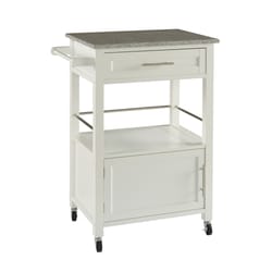 Linon Home Decor Classic 18 in. W X 27 in. L Rectangular Kitchen Cart