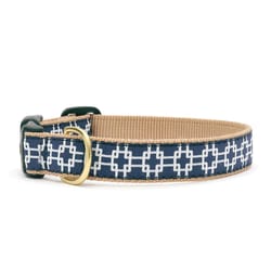 Up Country Multicolored Gridlock Nylon Dog Collar Medium